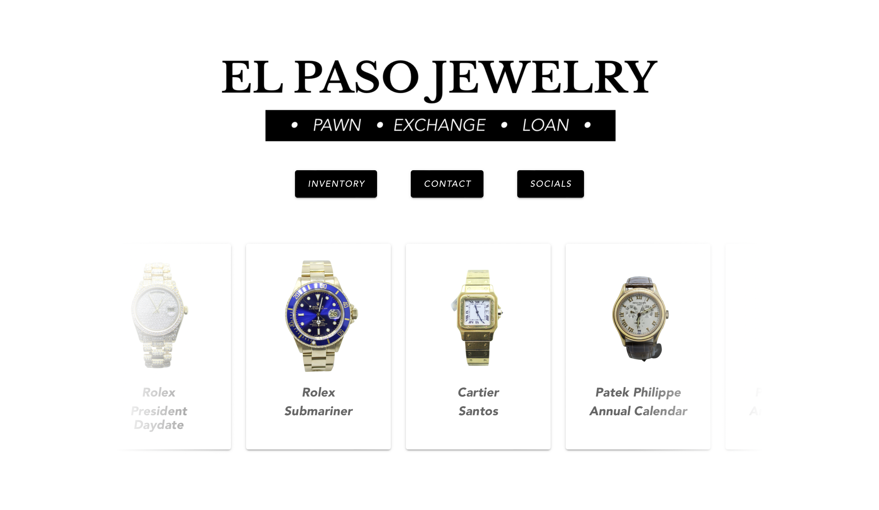 Jewelry Showcase Website
