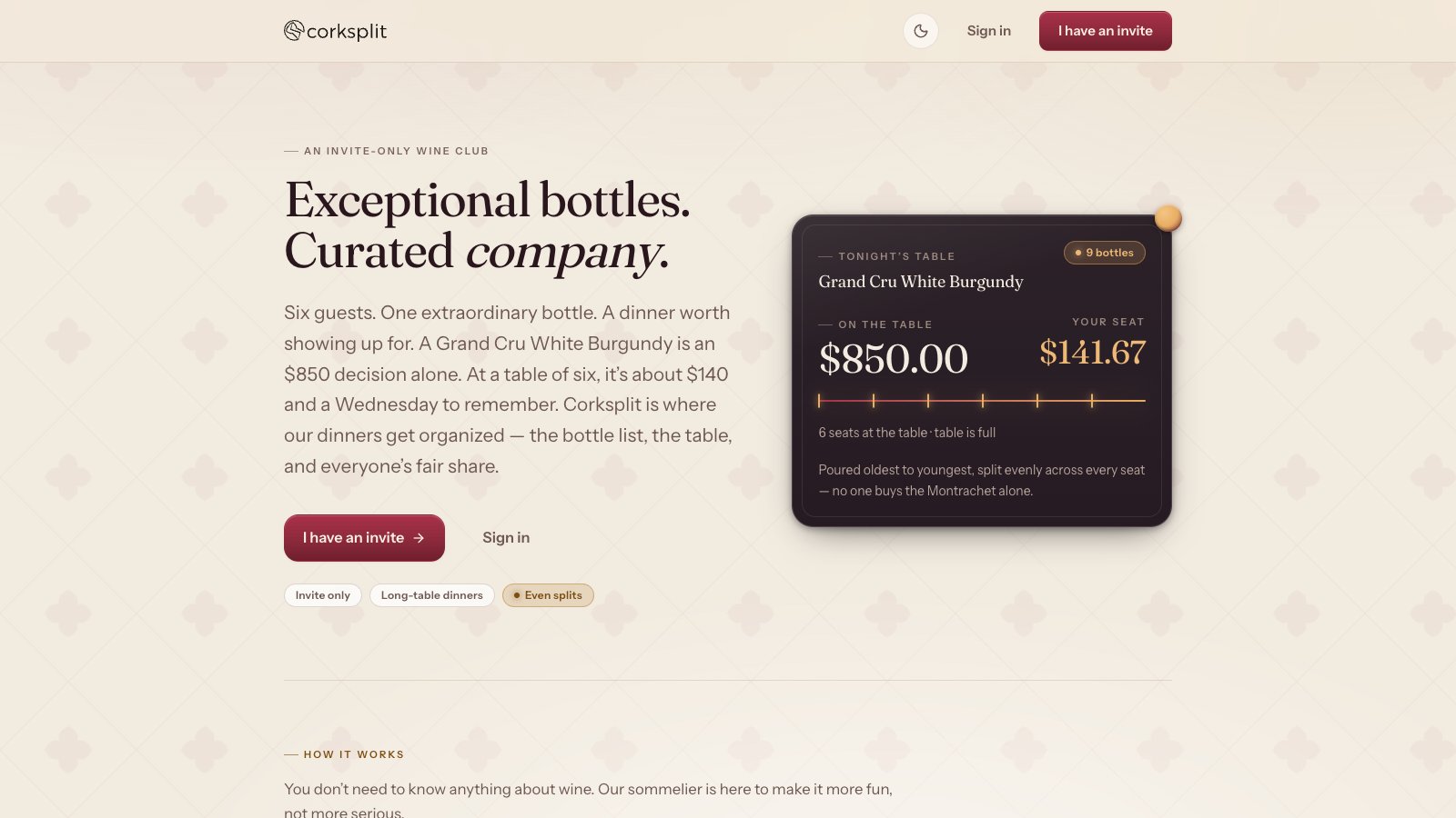 Corksplit